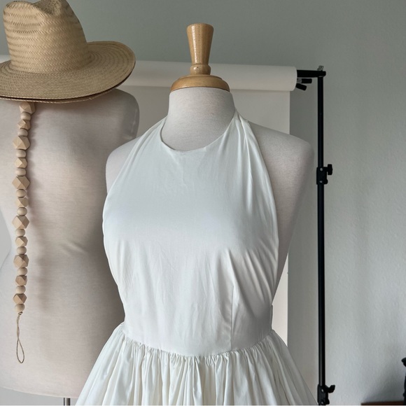 SOLD ❌ WHITE HALTER BALLET SKIRT GOWN - Picture 3 of 10